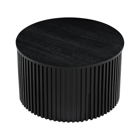 Round Lift Top Coffee Table With Hidden Storage For Living Room