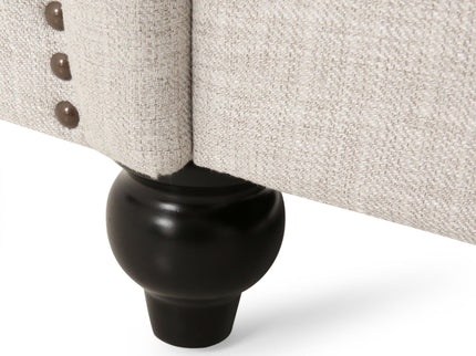 Nexuson - Upholstered Chesterfield Chair With Deep Tufted And Nailhead Trim