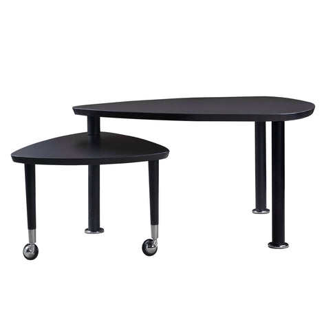 360 Degree Rotatable Coffee Table With Solid Legs