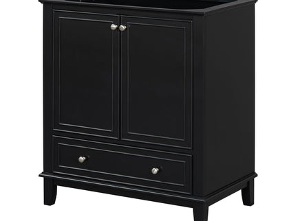 Modern Bathroom Vanity Base Only With Doors And Drawer