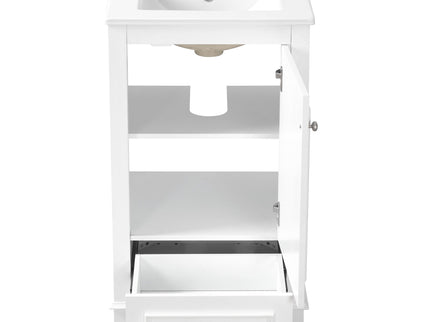 20" Bathroom Vanity With Sink, 1 Drawer, Freestanding Single Set