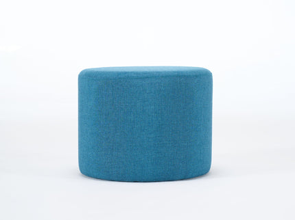 Nesting Ottomans, Round Coffee Table & Bench With Tray (Set of 2)