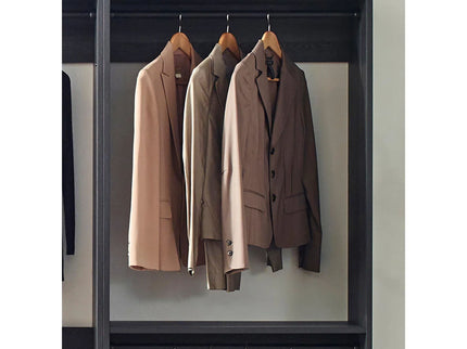 Monica - Farmhouse Industrial Wood Walk In Closet