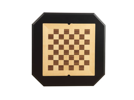 Bishop - Reversible Chess Checker Game Table With Game Tray (Chess Fingures Not Included)