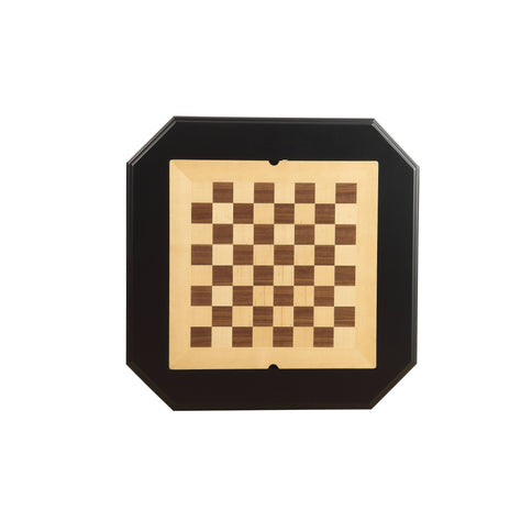 Bishop - Reversible Chess Checker Game Table With Game Tray (Chess Fingures Not Included)