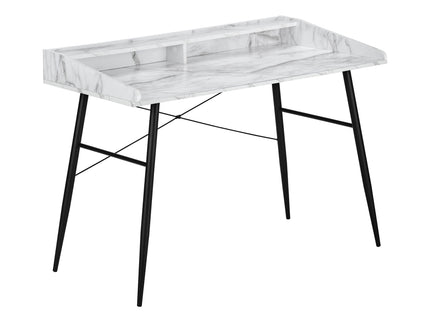 Computer Desk For Home Office, Laptop Storage Shelves, Contemporary & Modern