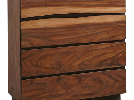 Beverly - 4 Drawer Chest Of Drawers - Walnut