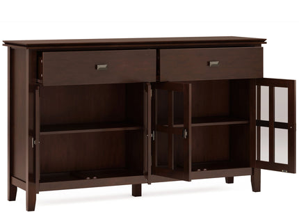Artisan - Large 4 Door Sideboard Buffet - Russet Brown