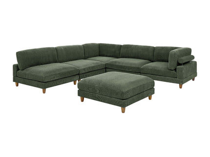 Modern Modular Sectional With Adjustable Back Support