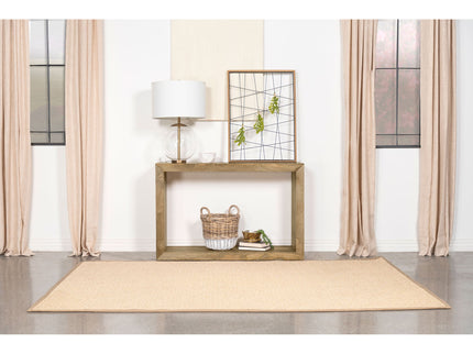 Mesa - Rectangular Console Table With Clean Open Frame Design - Natural