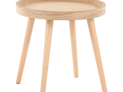 Pebble - Mid-Century Modern Side Table Set - Natural