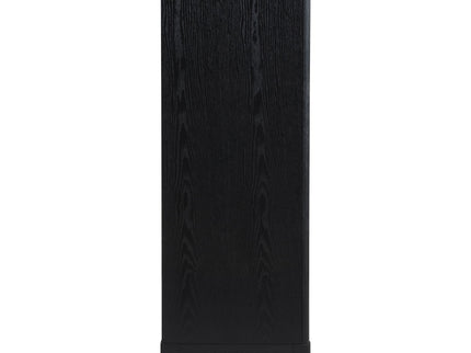 Mason - 5 Drawer Chest With Fluted Design - Black