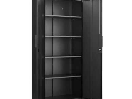 2 Door File Cabinet With Lock, 4 Adjustable Shelves, Heavy-Duty