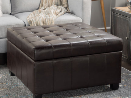Isabella - Contemporary Ottoman With Storage