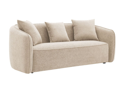 Keith - Sofa With 3 Pillows, Living Room Seating - Beige