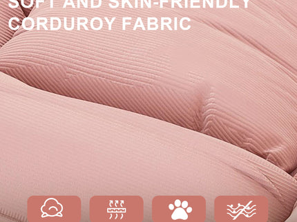 Upholstered Foldable Lazy Sofa Bed For Adults And Pets