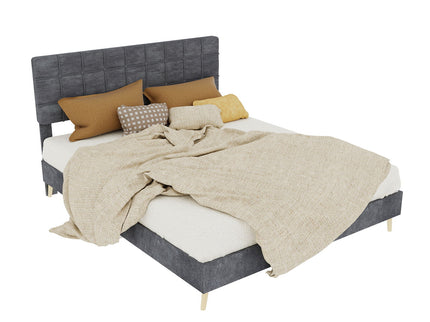 Yungan Lingge Minimalist Soft Pack Headboard Bed