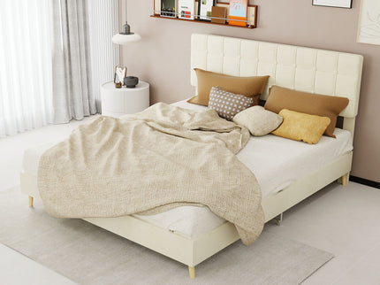 Yungan Lingge Minimalist Soft Pack Headboard Bed