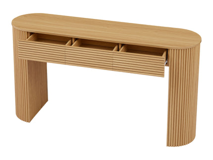 Retro Console Table With Storage, 3 Drawers