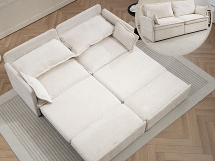 Pull Out Sofa Bed, Convertible Sleeper Sofa Couch, Side Storage, And USB / C - Type Charging Ports Chair