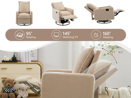 Swivel Rocker Glider Recliner Chair