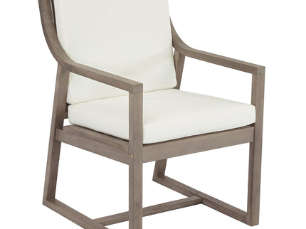 5 Piece Outdoor Dining Set, Patio Table And Chairs With Umbrella Hole