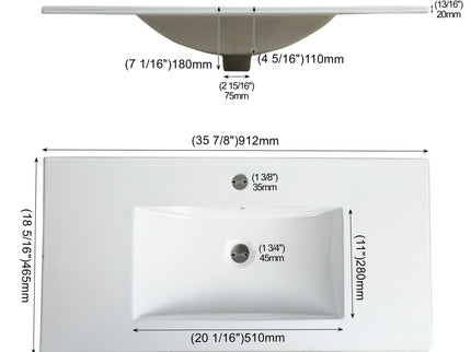 Floating Bathroom Vanity With Sink Combo
