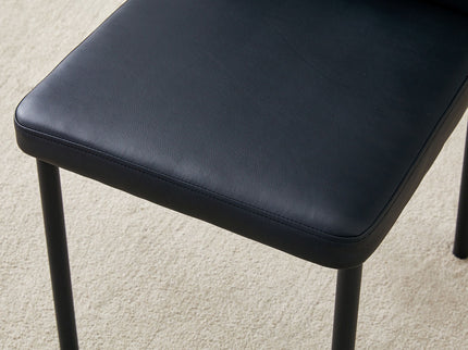 Ergonomic Simple Chair With Metal Leg