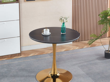 Mid-Century Tulip Table With Round Top, Pedestal Base