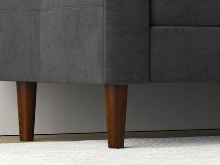 3 Seater Convertible Combination L Shaped Sofa With Footstools With Storage