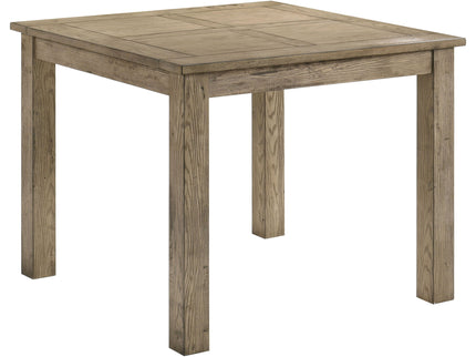 Cressley - 5 Piece Counter Height Dining Set With Ladder Back Chairs - Light Oak