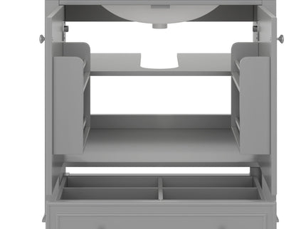 Modern Bathroom Vanity With Sink Combo, Doors And Drawer