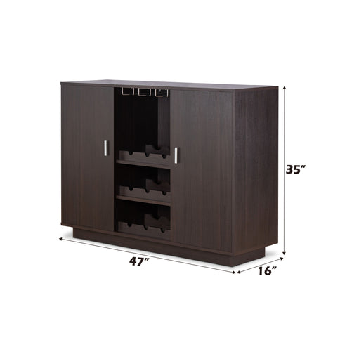 Hazen - Wine Cabinet II - Espresso