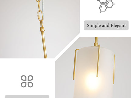 Adjustable Cylindrical Pendant Light