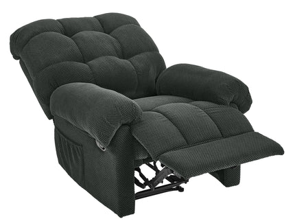 Manual Recliner, Padded Footrest
