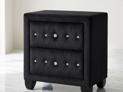 Sophia - 2 Drawer Upholstered Nightstand