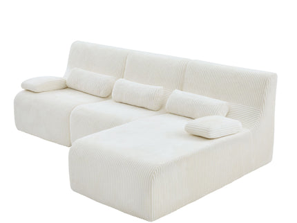 Oversized Sectional Sofa, Living Room Seating With Modular Design