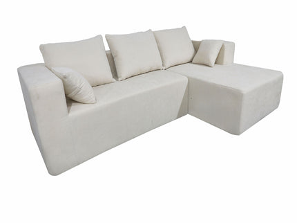 Modular Corner Sofa With Soft Fabric