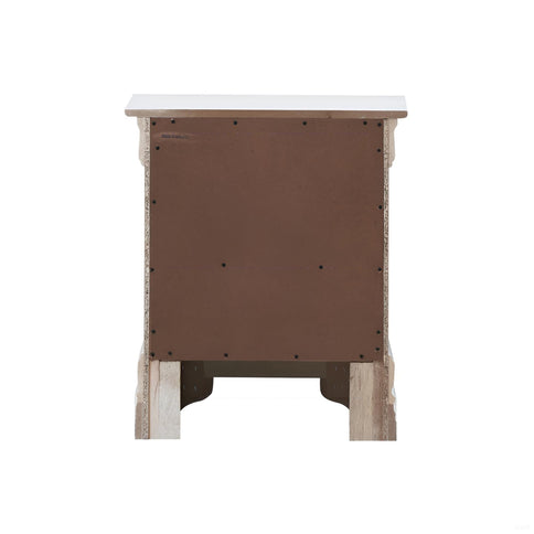 Accent Nightstand - Silver Champagne