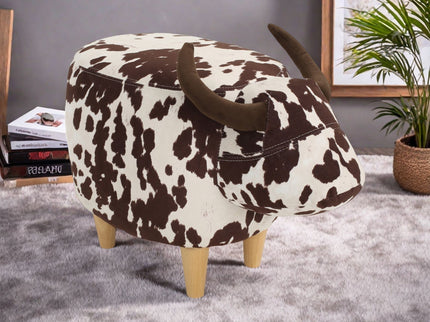 Cow Shaped Ottoman Footstool
