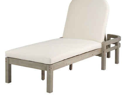 Outdoor Chaise Lounge With 5 Position Adjustable Backrest (Set of 2)