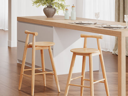 Grove - Indoor Barstool (Set of 2) - Natural