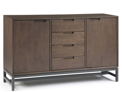 Banting - Sideboard With Centre Drawers - Walnut Brown