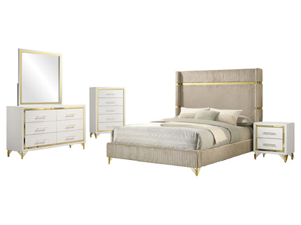 Malcolm - Bedroom Set With Wingback Design