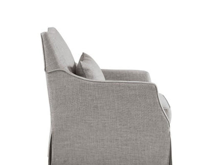 Traditional Design London Skirted Swivel Chair