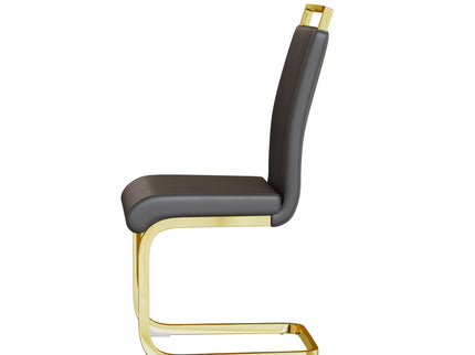 Side Dining Room Chair, Padded Seat High Back