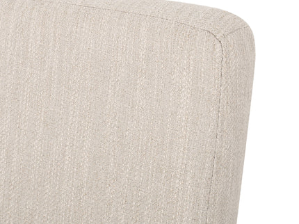 Contemporary Dining Chair With Upholstered Seating And Tapered Legs
