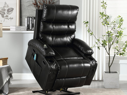Cozy Electric Power Lift Recliner Chair Sofa For Elderly With Vibration Massage And Lumbar Heat