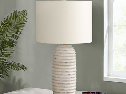 Lighting, Table Lamp, Resin, Transitional - Cream
