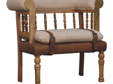 Strapped Hallway Bench
